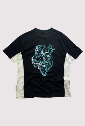 BURNING MAN TEE / FADED BLACK